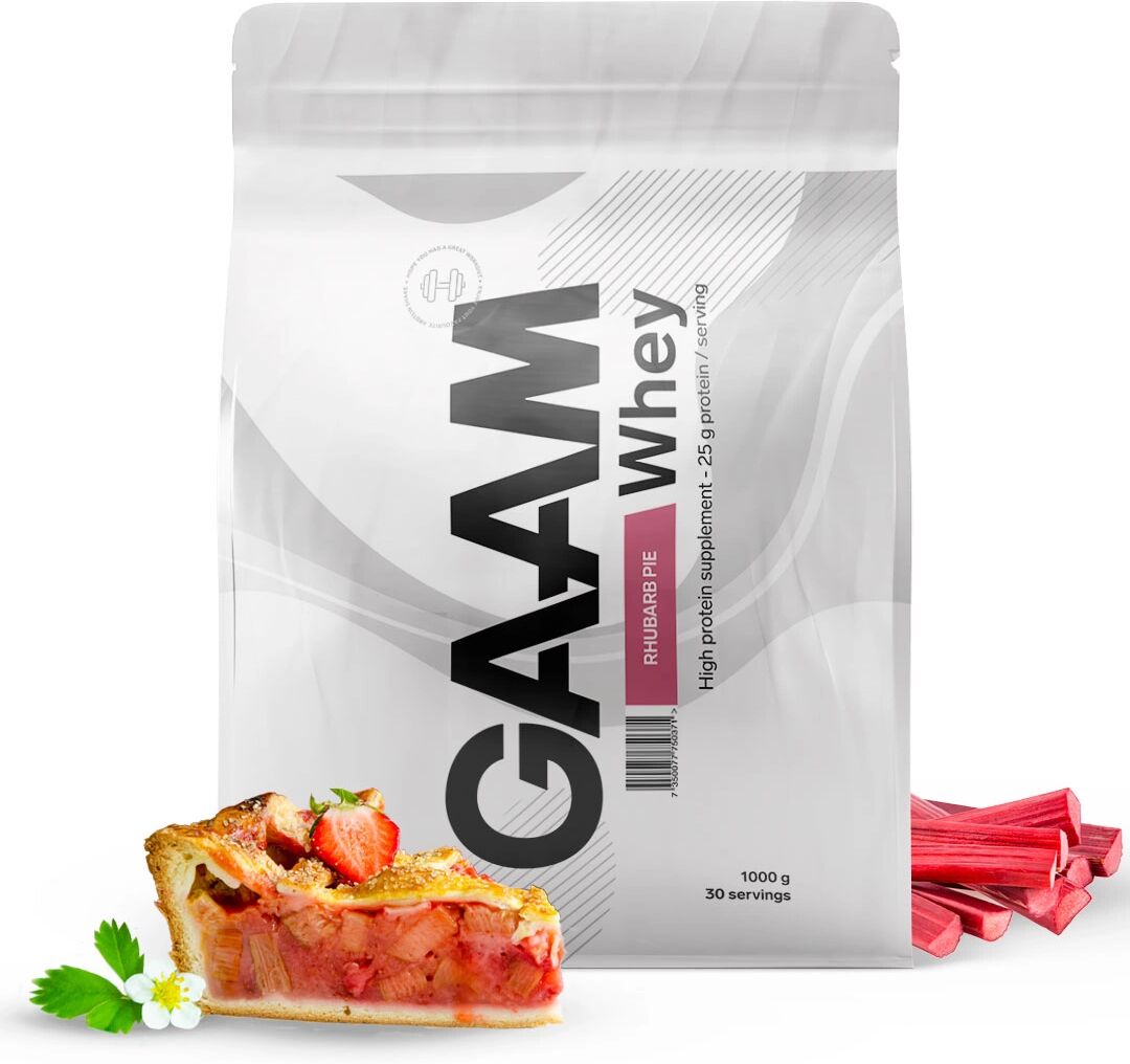 Gaam 100% Whey Premium 1 Kg, Ruhbarb Pie