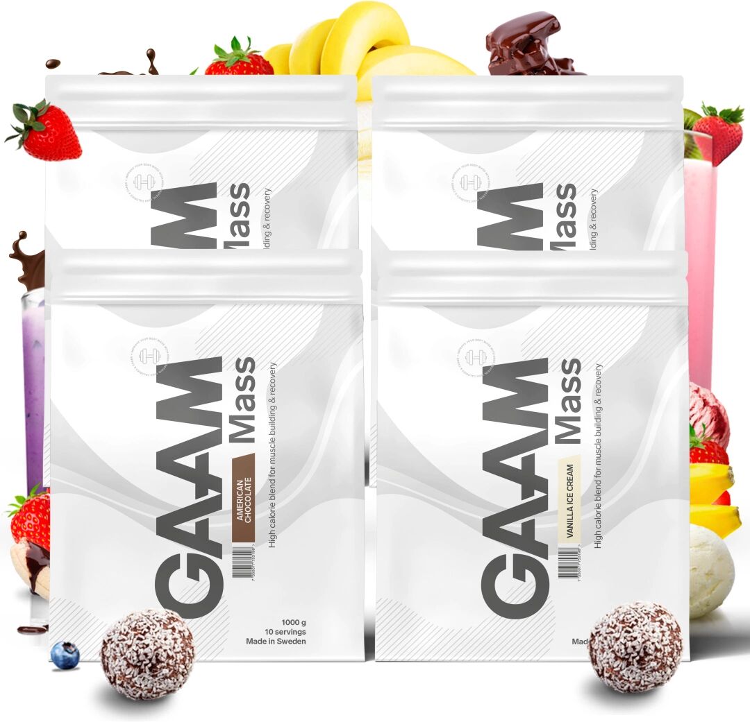 GAAM 4 X Gaam 100% Mass Premium, 1 Kg