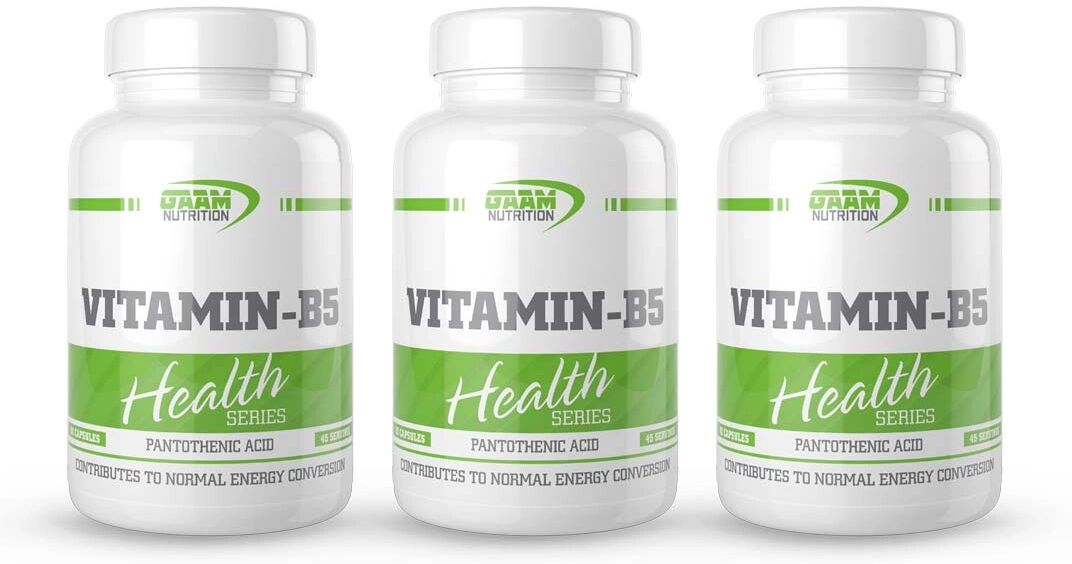 Gaam Health Series Vitamin B5, 270 Caps