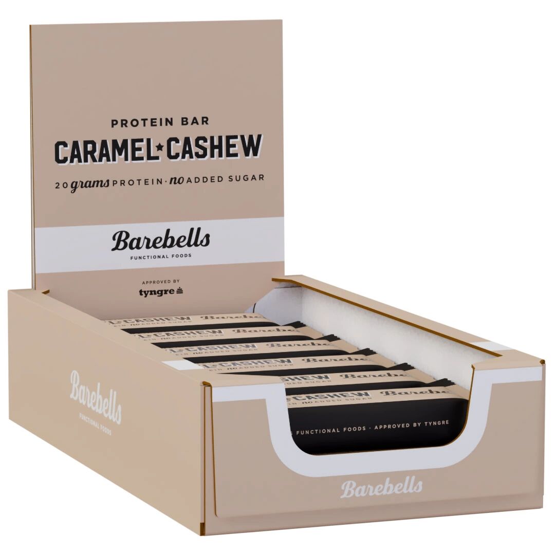 Barebells 12 X Barebells Protein Bar, 55 G Caramel And Cashew