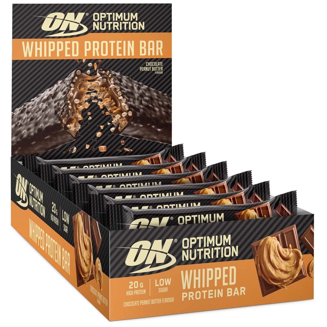 Olimp Sport Nutrition 10 X Optimum Nutrition Whipped Protein Bar, 60 G, Chocolate Peanut But
