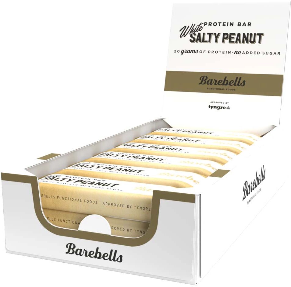 Barebells 12 X Barebells Protein Bar, 55 G, White Salty Peanut