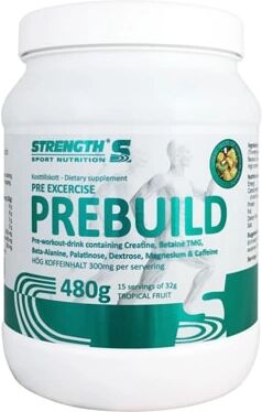 Strength Sport Nutrition Strength Prebuild, 480 G