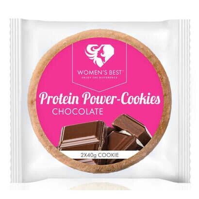 Womens Best Power Cookies, 80 G, White Chocolate