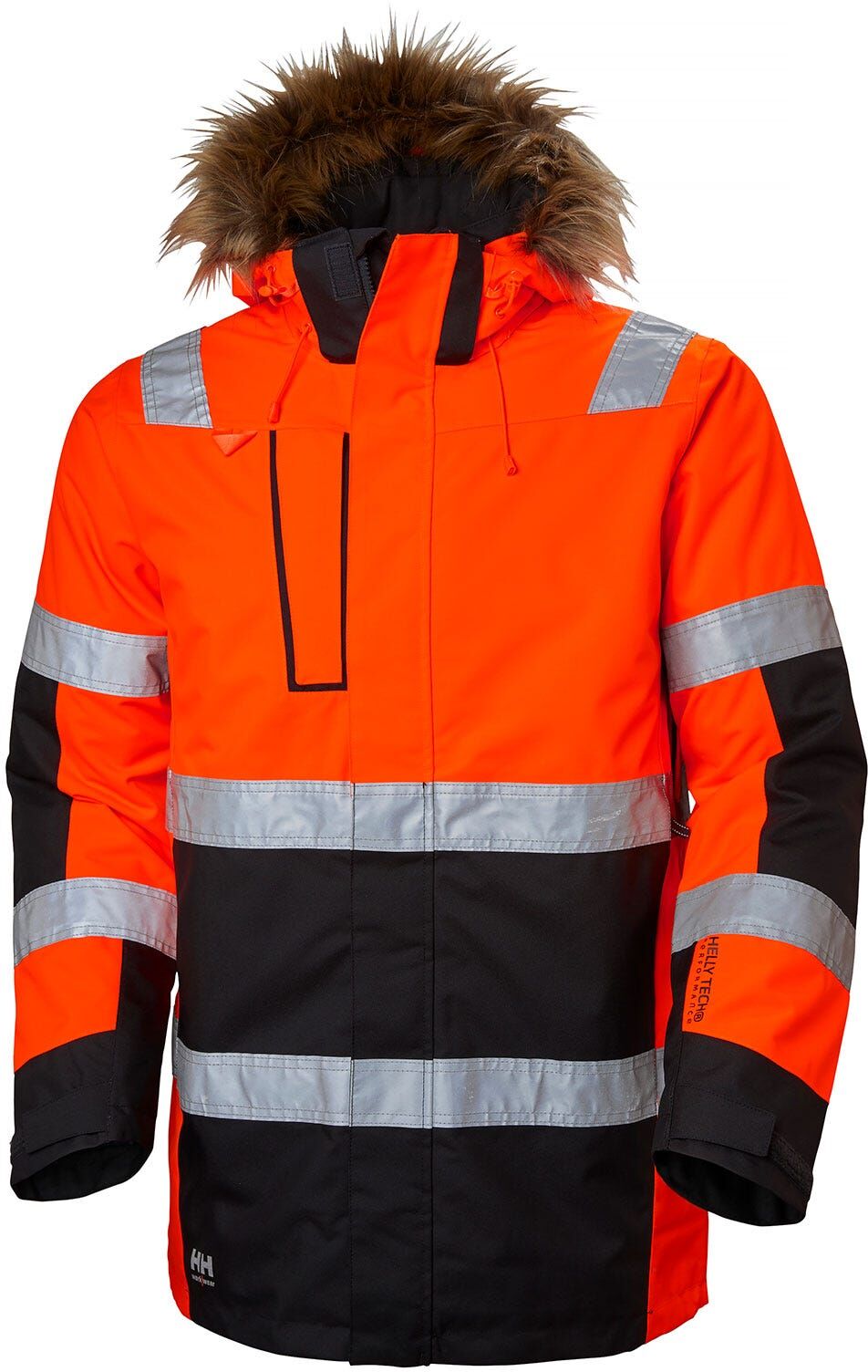 HH Workwear Helly Hansen Work Alna Hi Vis Class 3 Primaloft Insulated Parka   Hh Workwear Fi M Red  Male