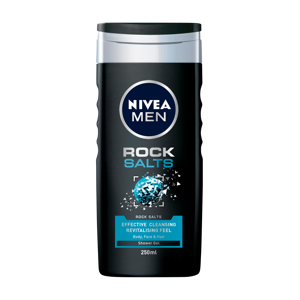 Nivea - Rocksalts-suihkugeeli 250 ml Men No color