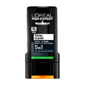 L'Oréal Paris - Men Expert Shower Gel 300 ml - Musta Men Total clean total action with carbon