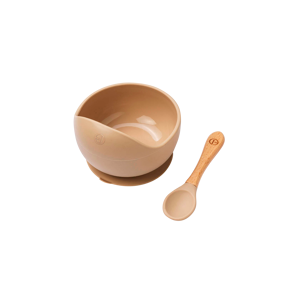 Elodie Details - Silicone Bowl Set - pure khaki Unisex