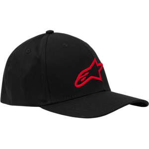 Alpinestars - Lippis Ageless Curve Hat - Musta - S/M Men Black/red