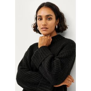 Gina Tricot - Paita Clara Knitted Sweater - Musta - 36/38 Women Black (9000)
