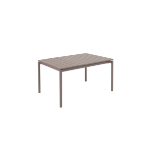 Kave Home - Ruokapöytä Zaltana, 90x140-200 cm - Ruskea Unisex Valkoinen/ruskea/tummanruskea