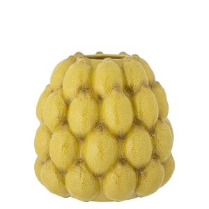 Bloomingville Lim Vase Yellow Bloomingville  - YELLOW - unisex - Size: H22CM