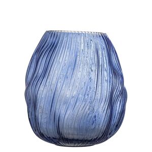 Bloomingville Leyla Vase Blue Bloomingville  - BLUE - unisex - Size: H22.5CM