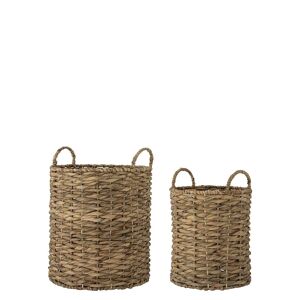 Bloomingville Lilla Basket, Set Of 2 Brown Bloomingville  - NATURE - unisex - Size: ONE SIZE