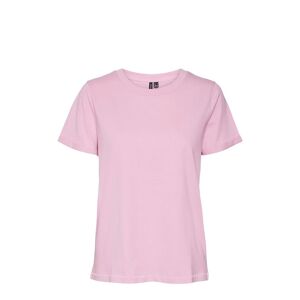Vero Moda Vmpaula S/S T-Shirt Noos Pink Vero Moda  - PASTEL LAVENDER - female - Size: XS,S,M,L,XL,XXL