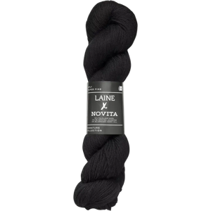 Novita lanka x Laine 4PLY 100 g Winter Black 0891 - Size: 100g Novita lanka x Laine 4PLY 100 g Winter Black 0891 - Size: 100g