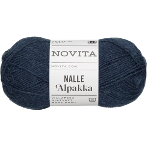 Novita lanka Nalle Alpakka 50g pakkasyö 1261 - Size: 50 g Novita lanka Nalle Alpakka 50g pakkasyö 1261 - Size: 50 g