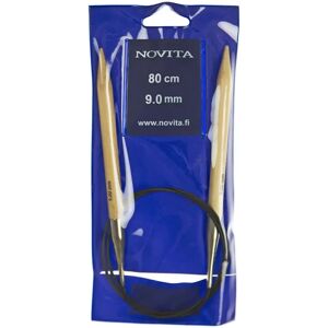 Novita Koivu Pyöröpuikot 80 cm 9.00 mm - Size: 80 cm Novita Koivu Pyöröpuikot 80 cm 9.00 mm - Size: 80 cm