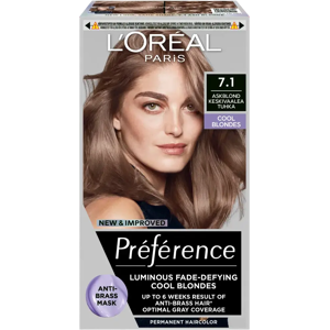 L'Oréal Paris Preference 7.1 Iceland Kylmä Blond - Hiusväri L'Oréal Paris Preference 7.1 Iceland Kylmä Blond - Hiusväri
