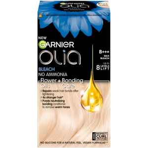 Garnier Olia B+++ Max Bleach Hiusväri - Vegaaninen, Vaaleuttaa jopa 8 sävyä, Ei Ammoniakkia Garnier Olia B+++ Max Bleach Hiusväri - Vegaaninen, Vaaleuttaa jopa 8 sävyä, Ei Ammoniakkia
