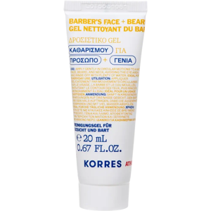 Korres Athenian Grooming Barber's puhdistusgeeli kasvoille ja parralle 20ml - Miehet Korres Athenian Grooming Barber's puhdistusgeeli kasvoille ja parralle 20ml - Miehet
