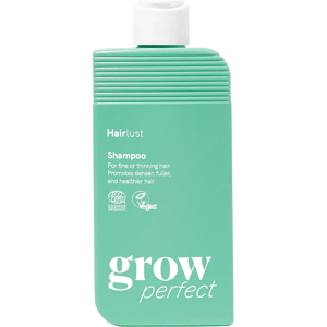 Vegan shampoo Hairlust Grow Perfect - Hiustyyppi: Ohuille & Hiustenlähtö Vegan shampoo Hairlust Grow Perfect - Hiustyyppi: Ohuille & Hiustenlähtö