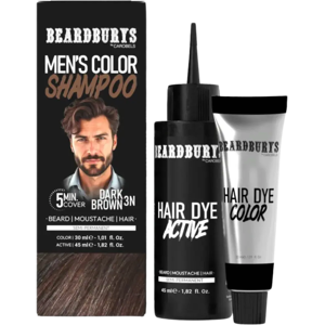 Beardburys Parta- ja hiusväri tumman ruskea 3N - Miehet Beardburys Parta- ja hiusväri tumman ruskea 3N - Miehet