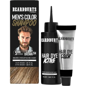 Beardburys Parta- ja hiusväri vaalean ruskea 5N - Miehet Beardburys Parta- ja hiusväri vaalean ruskea 5N - Miehet