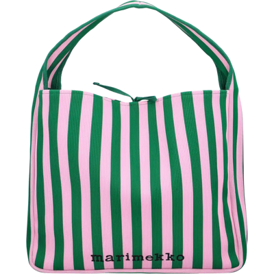 Marimekko Knitted bag large merirosvo olkalaukku - Size: One size Marimekko Knitted bag large merirosvo olkalaukku - Size: One size