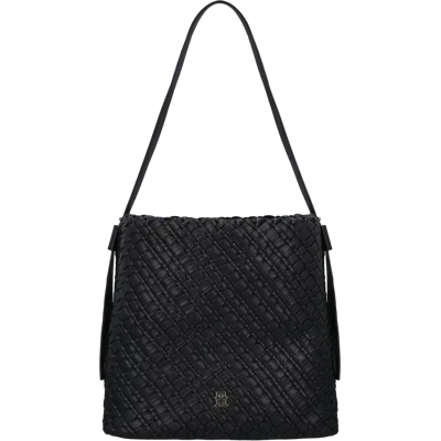 Tommy Hilfiger TH braided maxi hobo olkalaukku - Size: One size Tommy Hilfiger TH braided maxi hobo olkalaukku - Size: One size