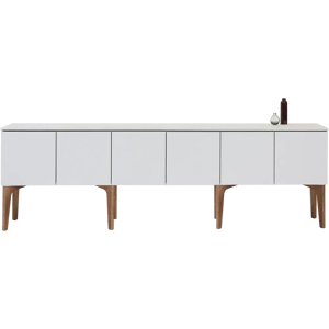 Lundia Fuuga tv-taso ovilla cashmere pähkinän sävyiset jalat - Size: 60x192x35cm Lundia Fuuga tv-taso ovilla cashmere pähkinän sävyiset jalat - Size: 60x192x35cm