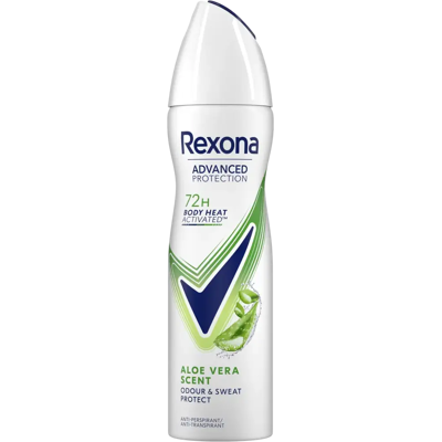 Rexona Advanced Protection Aloe Vera Antiperspirantti Spray Tehokas deodorantti naisille 150 ml - Size: 150 ML Rexona Advanced Protection Aloe Vera Antiperspirantti Spray Tehokas deodorantti naisille 150 ml - Size: 150 ML