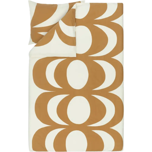 Marimekko Kaivo pussilakana 150x210cm ja tyynyliina 50x60 cm karamelli - Size: 150x210+50x60 cm Marimekko Kaivo pussilakana 150x210cm ja tyynyliina 50x60 cm karamelli - Size: 150x210+50x60 cm