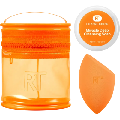 Real Techniques Miracle Blend + Cleanse Set -meikkivälinesetti Real Techniques Miracle Blend + Cleanse Set -meikkivälinesetti