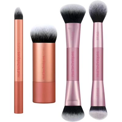 Real Techniques Full Beat 4 Piece Brush Set -meikkisivellinsetti Real Techniques Full Beat 4 Piece Brush Set -meikkisivellinsetti