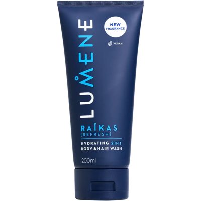Lumene RAIKAS Kosteuttava 2in1 Suihkugeeli 200ml - Miehet Lumene RAIKAS Kosteuttava 2in1 Suihkugeeli 200ml - Miehet