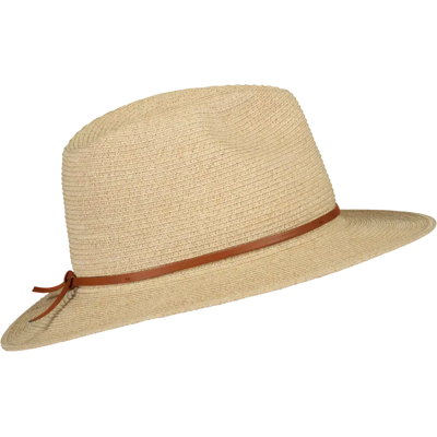 Salon Fedora Straw Hat UPF50+ olkihattu - Miehet - Size: 59 Salon Fedora Straw Hat UPF50+ olkihattu - Miehet - Size: 59