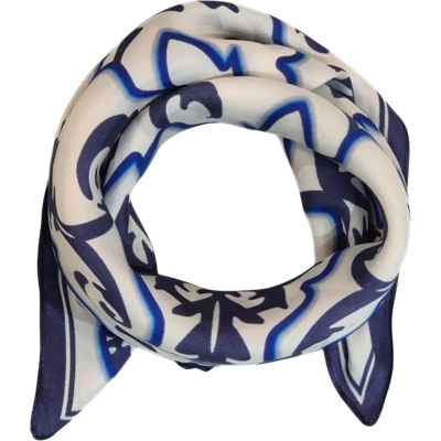 Lasessor Majolica silkkihuivi - Size: One size Lasessor Majolica silkkihuivi - Size: One size
