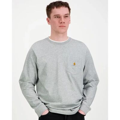 Carhartt WIP l/s pocket pitkähihainen paita - Miehet - Size: L Carhartt WIP l/s pocket pitkähihainen paita - Miehet - Size: L