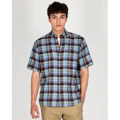 Fynch-Hatton lyhythihainen pellavapaita - Miehet - Size: XL Fynch-Hatton lyhythihainen pellavapaita - Miehet - Size: XL