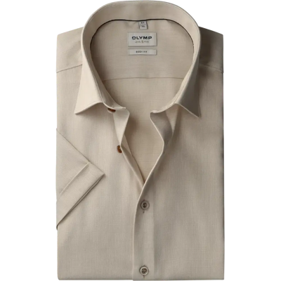 Olymp lyhythihainen kauluspaita Level Five Body fit - Miehet - Size: 44 Olymp lyhythihainen kauluspaita Level Five Body fit - Miehet - Size: 44