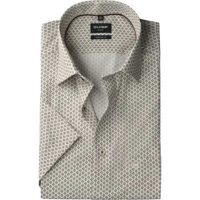 Olymp lyhythihainen kauluspaita Luxor Modern fit - Miehet - Size: 41 Olymp lyhythihainen kauluspaita Luxor Modern fit - Miehet - Size: 41