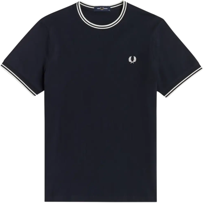 Fred Perry Twin tipped t-paita - Miehet - Size: XL Fred Perry Twin tipped t-paita - Miehet - Size: XL