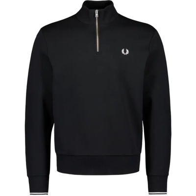 Fred Perry Half zip collegepaita - Miehet - Size: L Fred Perry Half zip collegepaita - Miehet - Size: L