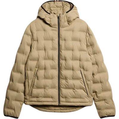 Superdry Hooded quilted puffer takki - Miehet - Size: S Superdry Hooded quilted puffer takki - Miehet - Size: S