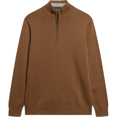Superdry Essentials half zip neule - Miehet - Size: S Superdry Essentials half zip neule - Miehet - Size: S