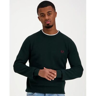 Fred Perry Pique stitch jumper neule - Miehet - Size: M Fred Perry Pique stitch jumper neule - Miehet - Size: M