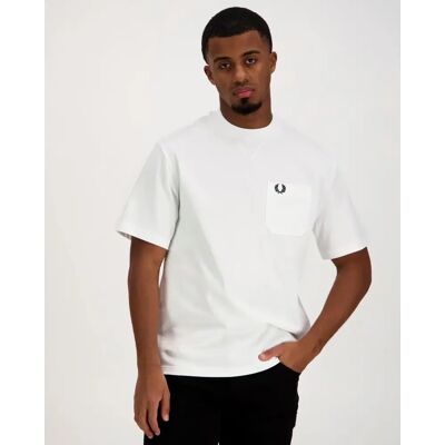 Fred Perry Pocket detail t-paita - Miehet - Size: L Fred Perry Pocket detail t-paita - Miehet - Size: L