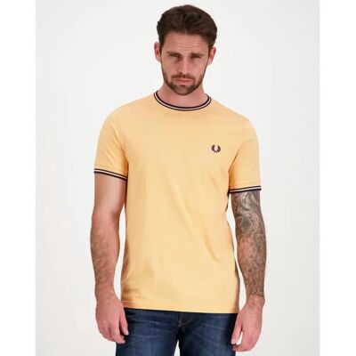 Fred Perry Twin tipped t-paita - Miehet - Size: M Fred Perry Twin tipped t-paita - Miehet - Size: M