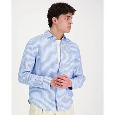 Superdry Riviera pellava kauluspaita - Miehet - Size: S Superdry Riviera pellava kauluspaita - Miehet - Size: S
